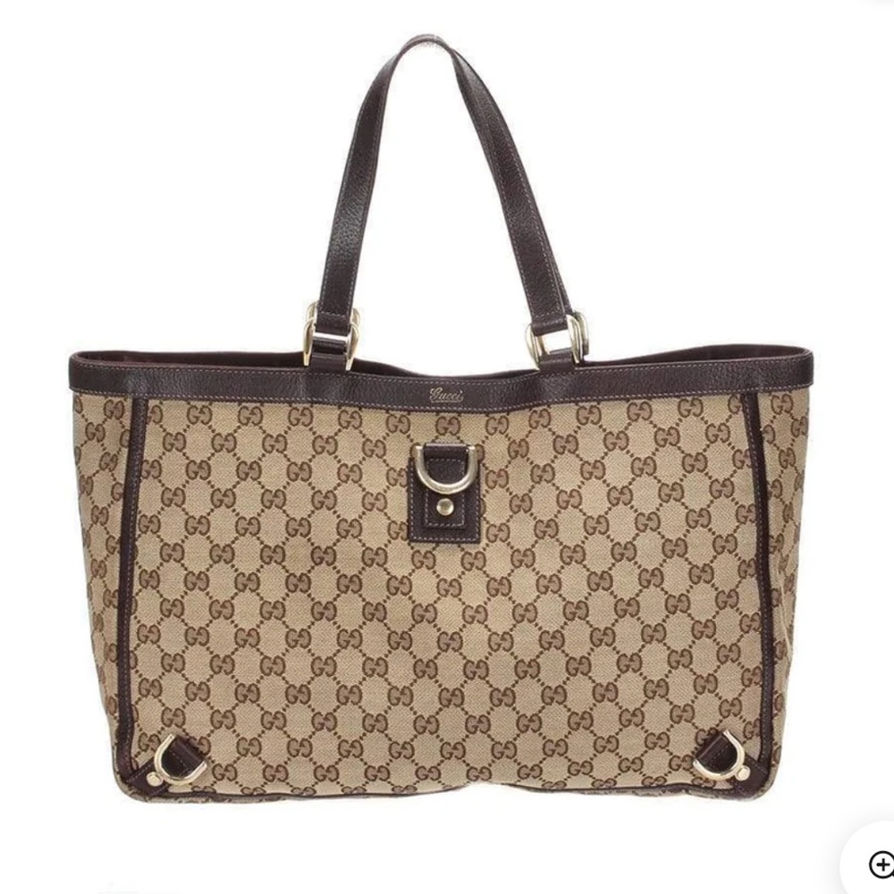 Gucci Abby canvas tote in original GG fabric